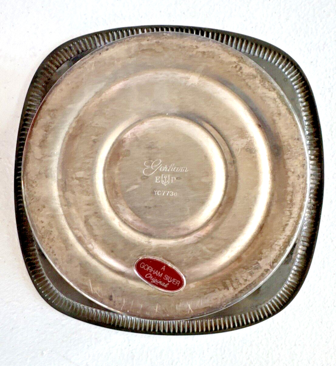 Vintage Gorham EP YC7738 Bowl Silver Plated W/ Original Sticker 6" x 6" x 1.25" Vintage Gorham EP YC7738 Bowl Silver Plated W/ Original Sticker 6" x 6" x 1.25"
