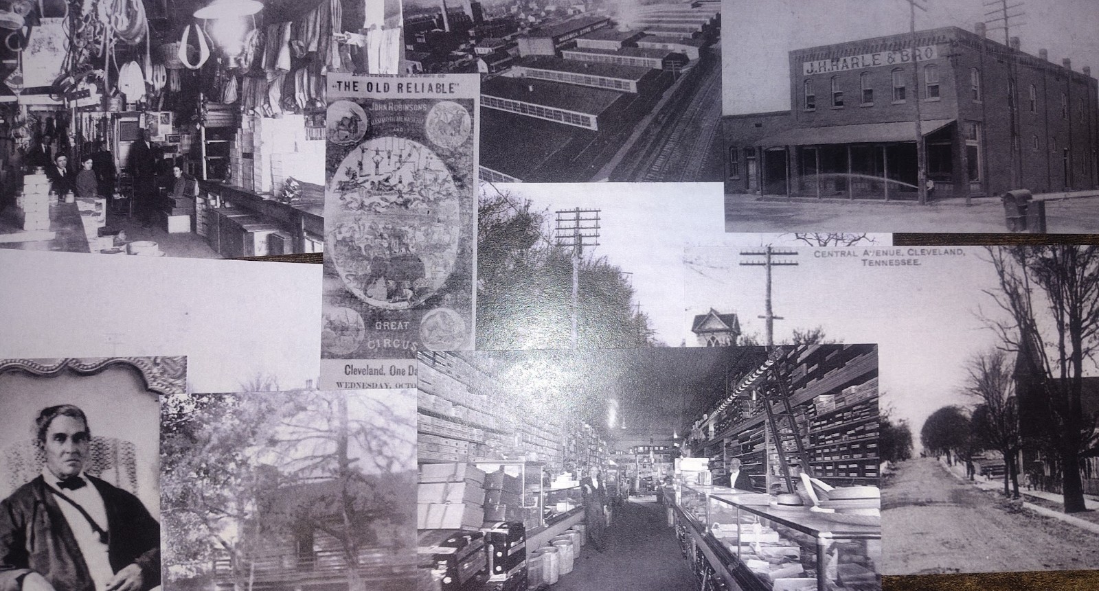 Vintage Cleveland, Tennessee Local History Photo Clippings Collection Vintage Cleveland, Tennessee Local History Photo Clippings Collection