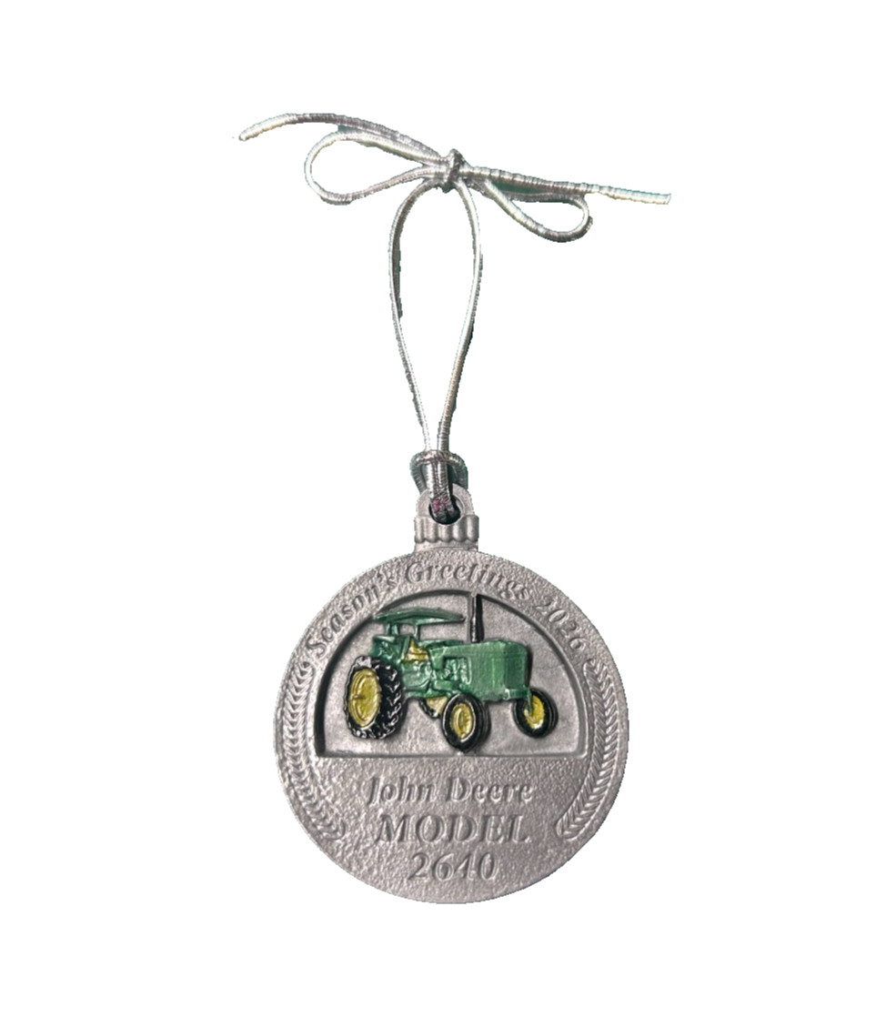 LP90135 - John Deere 2026 Limited Edition Christmas Pewter Ornament 2640 Tractor LP90135 - John Deere 2026 Limited Edition Christmas Pewter Ornament 2640 Tractor