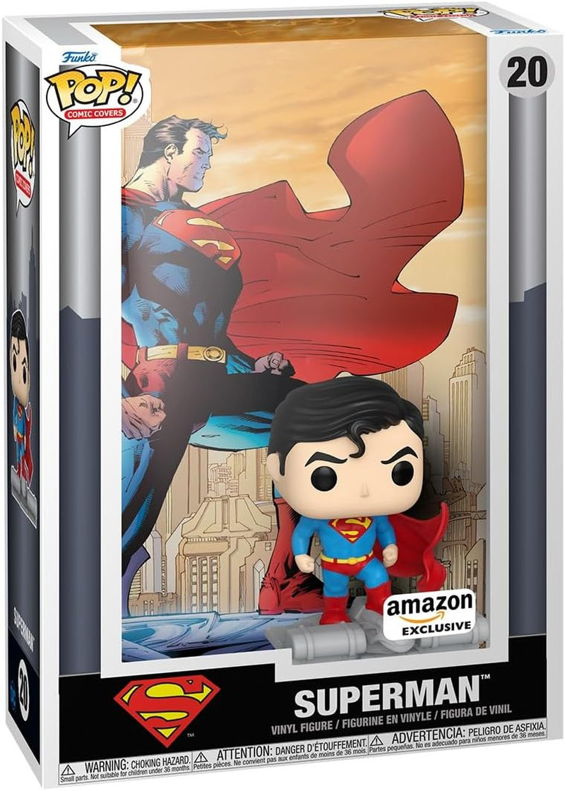 Funko Pop Comic Cover: DC - Superman 85Th Anniversary - DC Comics - Amazon Exclu Funko Pop Comic Cover: DC - Superman 85Th Anniversary - DC Comics - Amazon Exclu
