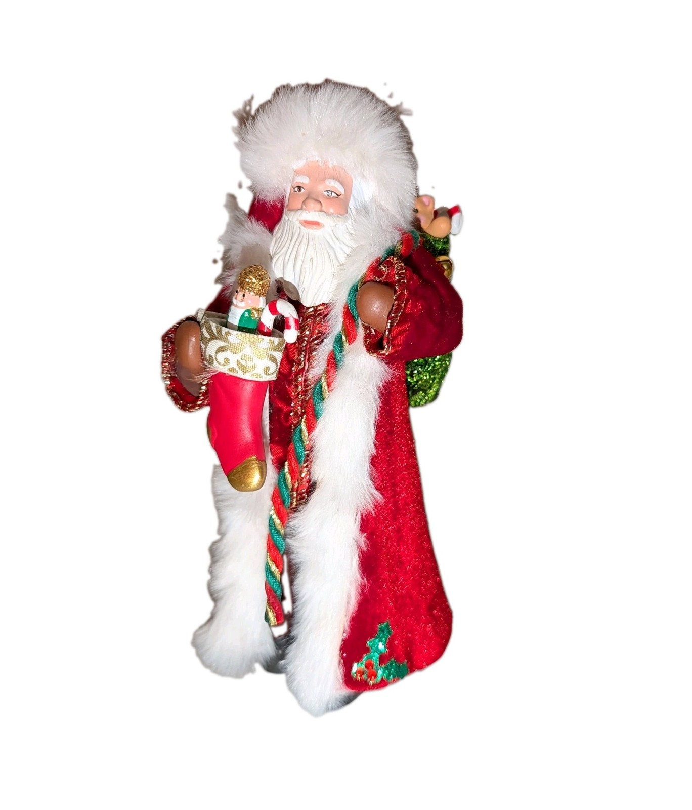 Hallmark FATHER CHRISTMAS Ornament 2023 20th Keepsake Velvet Fur Santa Excellent Hallmark FATHER CHRISTMAS Ornament 2023 20th Keepsake Velvet Fur Santa Excellent