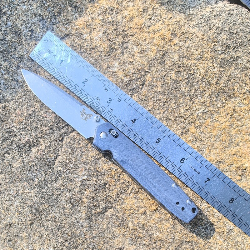 7.3" AXIS Lock 485 M390 Blade Blue G10 Handle Tactical Pocket Tool Folding Knife 7.3" AXIS Lock 485 M390 Blade Blue G10 Handle Tactical Pocket Tool Folding Knife