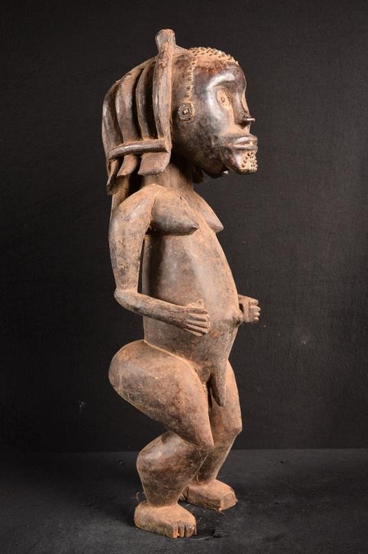 An Authentic Large African Fang Ngil Statue Gabon Africa Afrika Afrique 2509