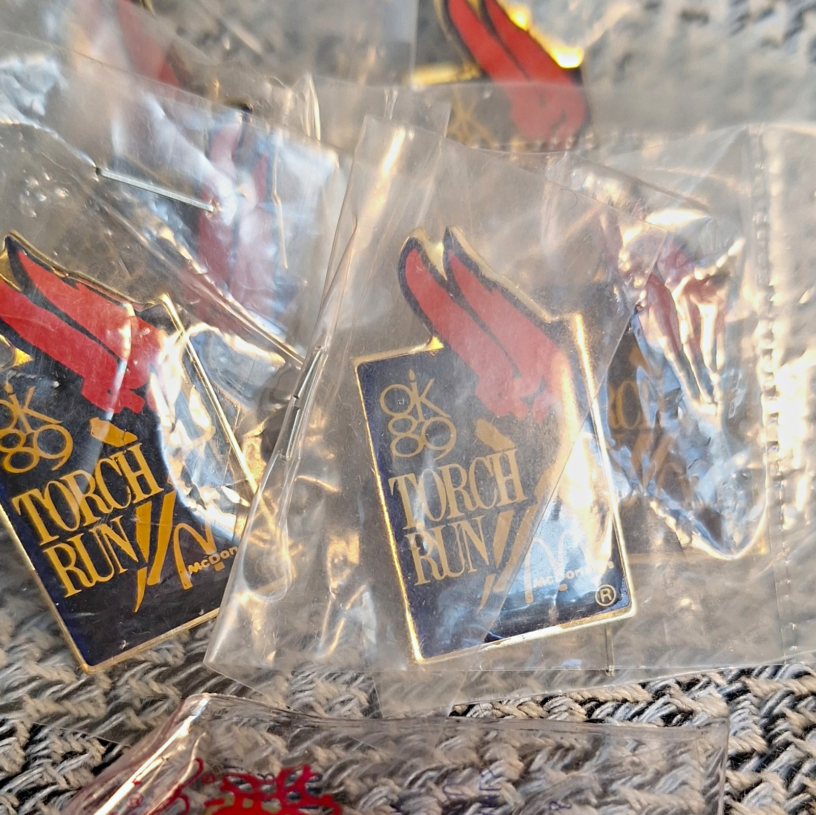 vintage 1988-1989 McDonald's Olympic & Torch run sports pin collection lot 7pc vintage 1988-1989 McDonald's Olympic & Torch run sports pin collection lot 7pc