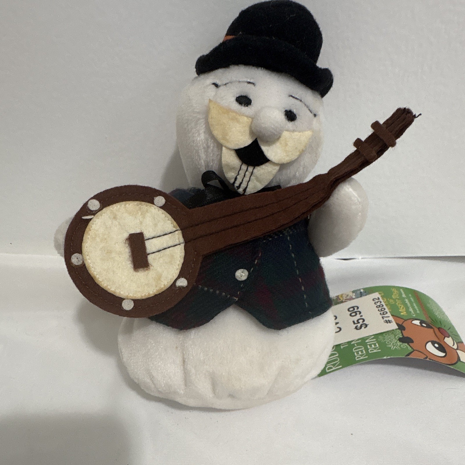 Vintage 1998 Sam The Snowman Collectible Bean W/Tags The Island Of Misfit Toys Vintage 1998 Sam The Snowman Collectible Bean W/Tags The Island Of Misfit Toys