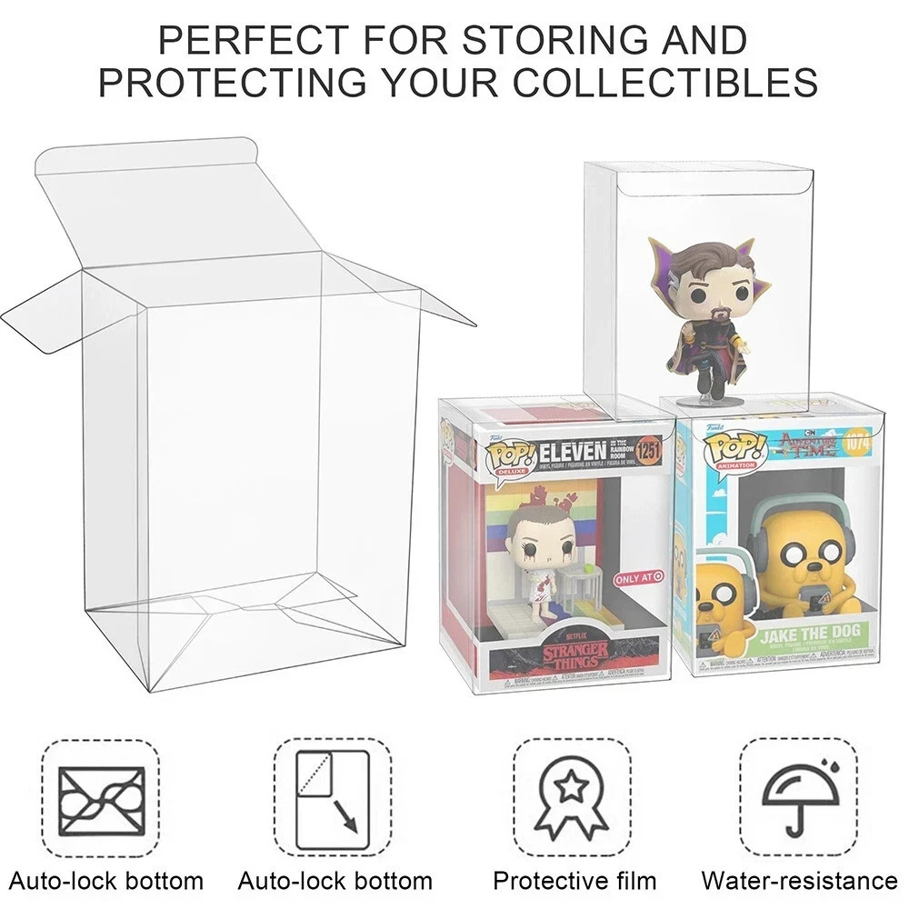 Lot 5 20 50 100 For Funko Pop Protector Cases 4" inch Vinyl Figures Collectibles Lot 5 20 50 100 For Funko Pop Protector Cases 4" inch Vinyl Figures Collectibles