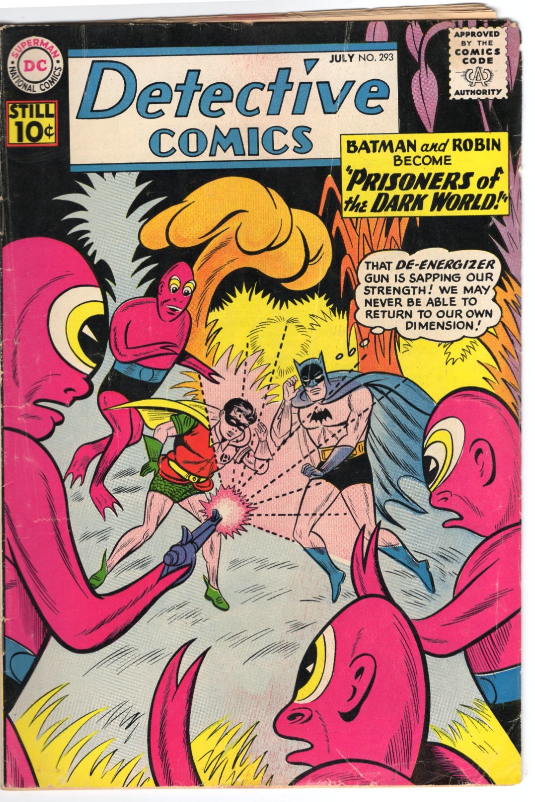 Detective Comics 293 1961 DC Comics VG- 3.5 Batman Martian Manhunter Aquaman Detective Comics 293 1961 DC Comics VG- 3.5 Batman Martian Manhunter Aquaman