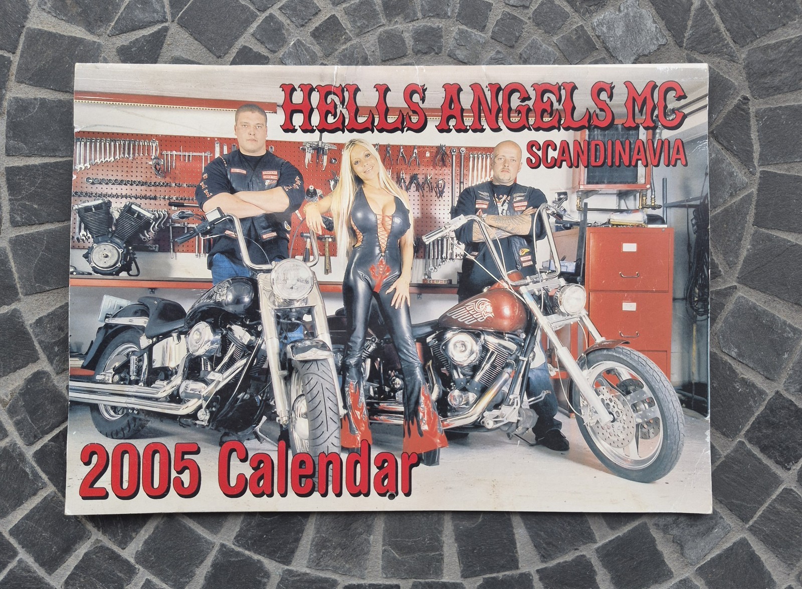 Vintage Hells Angels Motorcycle Club Scandinavia 2005 Calendar