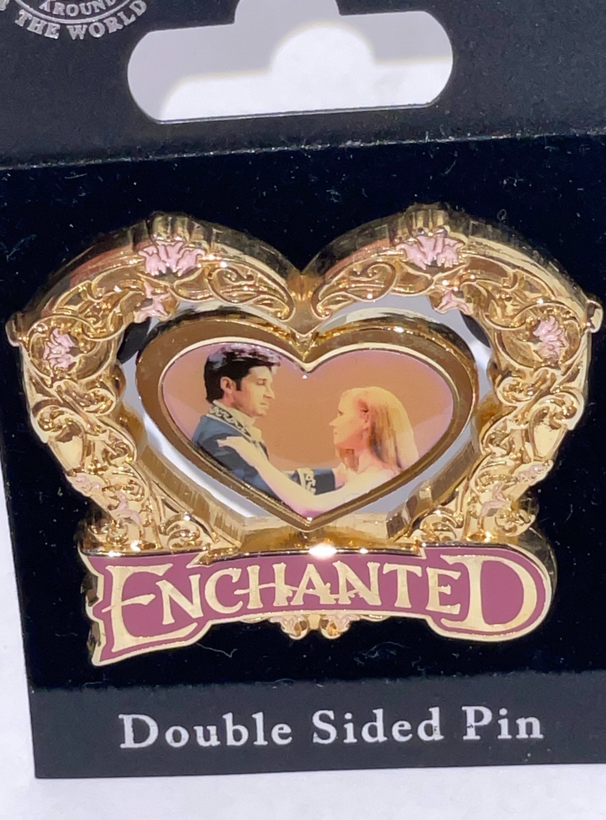 New 1st Disney Pin Enchanted GISELLE Heart Rose Robert Spinner Retired 2007 Spin New 1st Disney Pin Enchanted GISELLE Heart Rose Robert Spinner Retired 2007 Spin