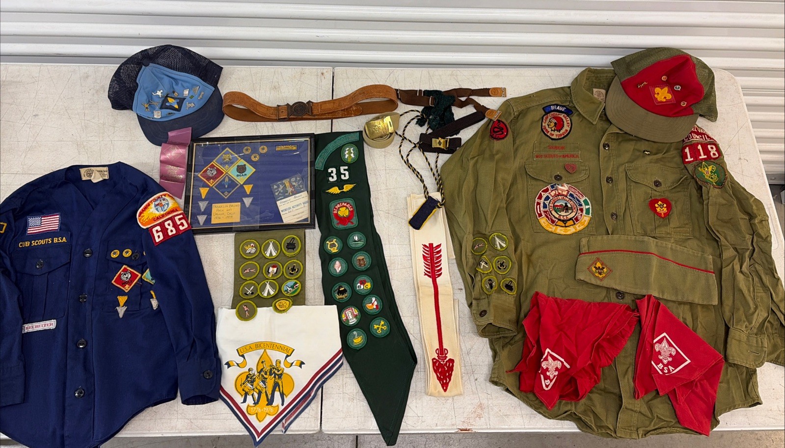 Vintage Boy Scouts of America BSA Mixed Patch /handkerchiefs  Lot 1960s 70’s