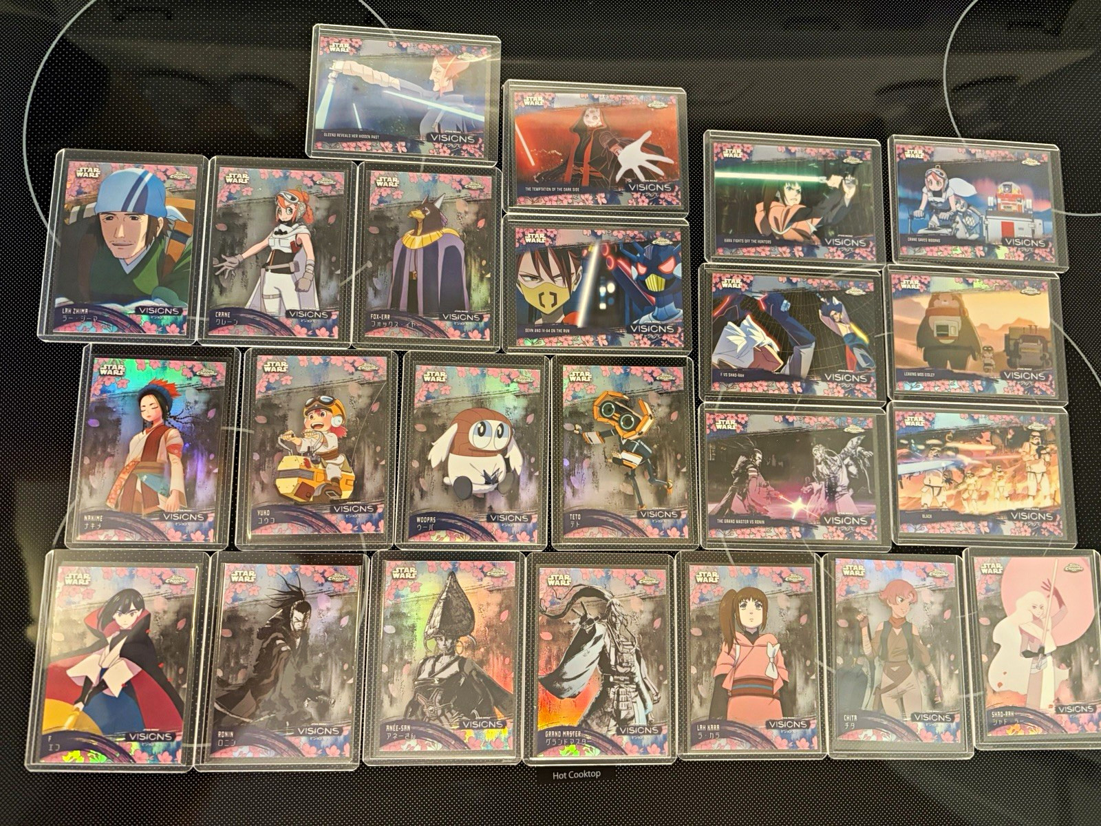 Topps Star Wars Chrome Visions season 3, 23 Cards English, 2026, no dupes Topps Star Wars Chrome Visions season 3, 23 Cards English, 2026, no dupes