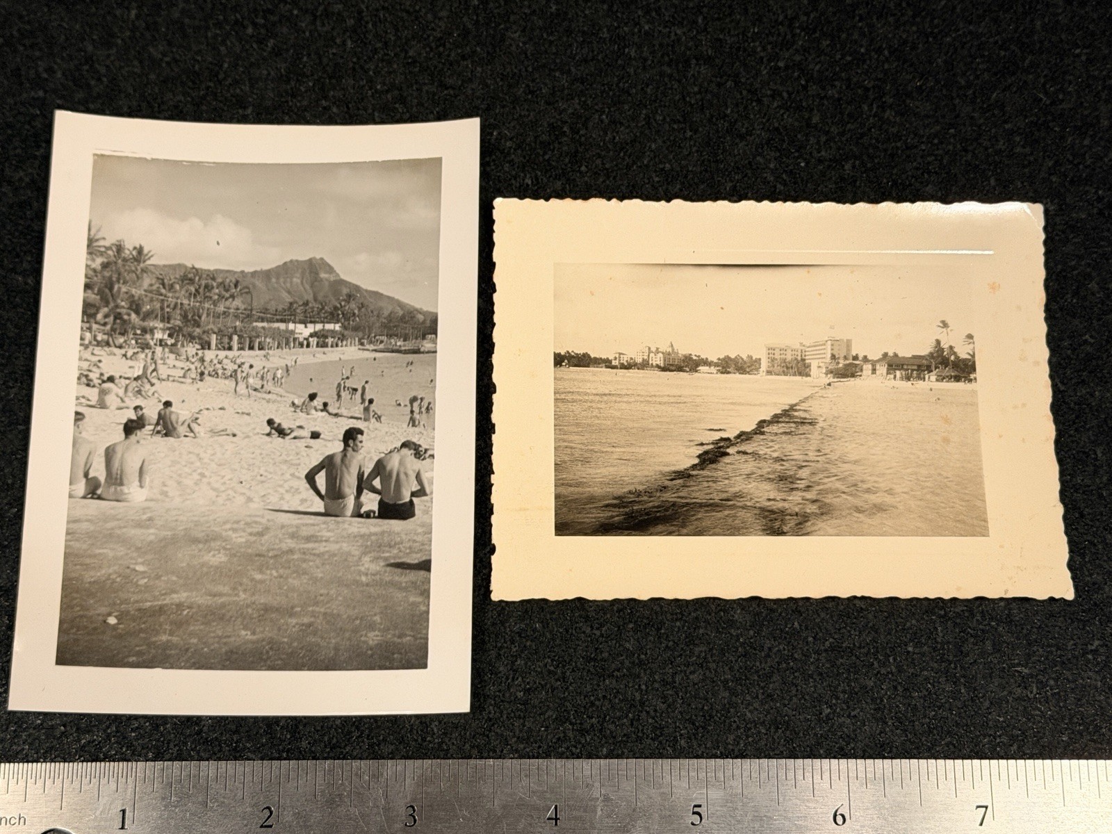 Waikiki Oahu Hawaii Vintage Photo Diamond Head Royal Hawaiian Hotel Beach Pics Waikiki Oahu Hawaii Vintage Photo Diamond Head Royal Hawaiian Hotel Beach Pics