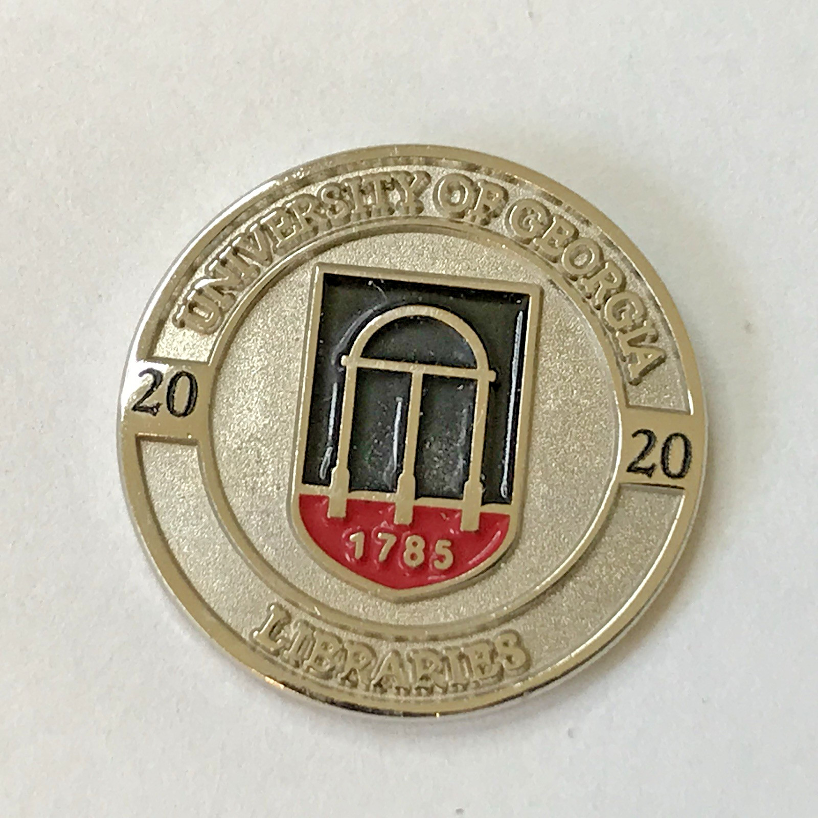 University Of Georgia Libraries 2020 Lapel Pin (E3) University Of Georgia Libraries 2020 Lapel Pin (E3)