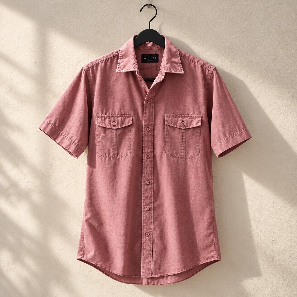 Vintage 1970s Levi's Fitted Shirt Dusty Rose Pink Safari Style S/S Shirt Small Vintage 1970s Levi's Fitted Shirt Dusty Rose Pink Safari Style S/S Shirt Small