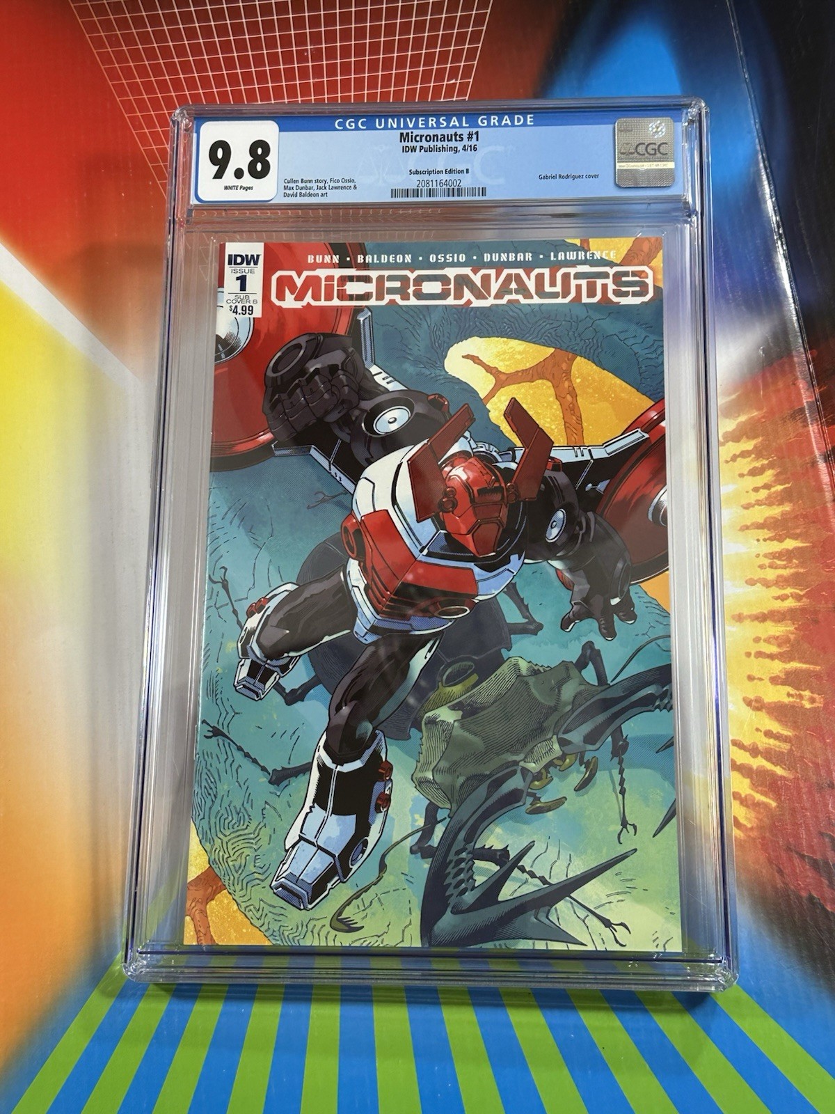 MICRONAUTS #1 CGC 9.8 NM/MT IDW COMICS 2016 1ST APPEARANCE ACROYEAR COVER MICRONAUTS #1 CGC 9.8 NM/MT IDW COMICS 2016 1ST APPEARANCE ACROYEAR COVER
