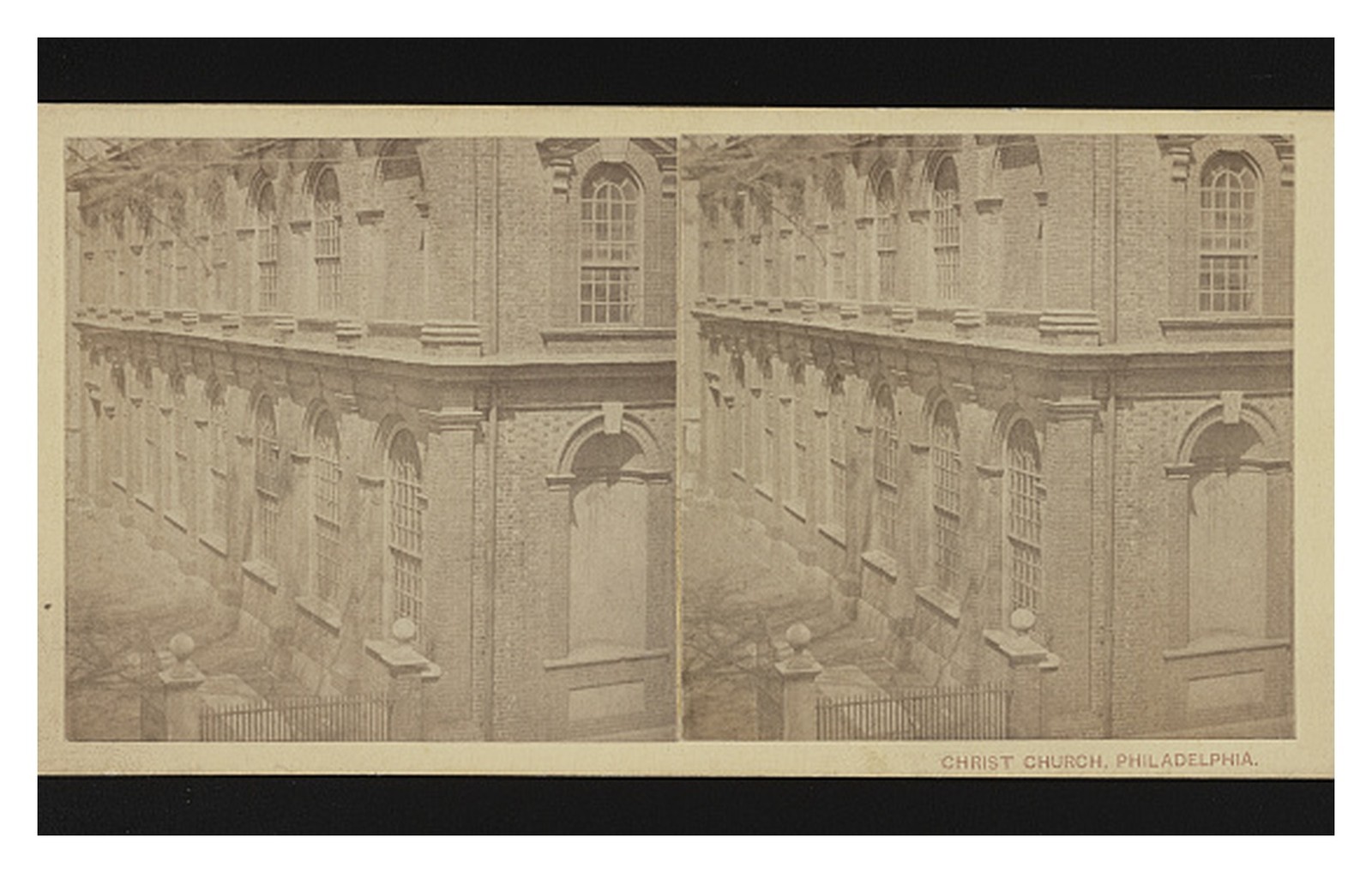 Philadelphia Christ Church Exterior Standard Postcard
