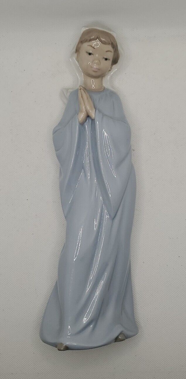 LLadro Nao Figurine Praying Virgin Mary Madonna 1980 Nun