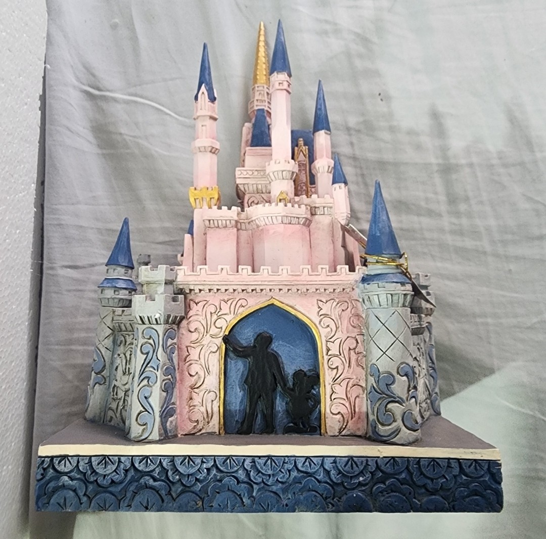 SIGNED Disney Traditions Cinderella Castle Jim Shore 50th Anniversary WDW SIGNED Disney Traditions Cinderella Castle Jim Shore 50th Anniversary WDW