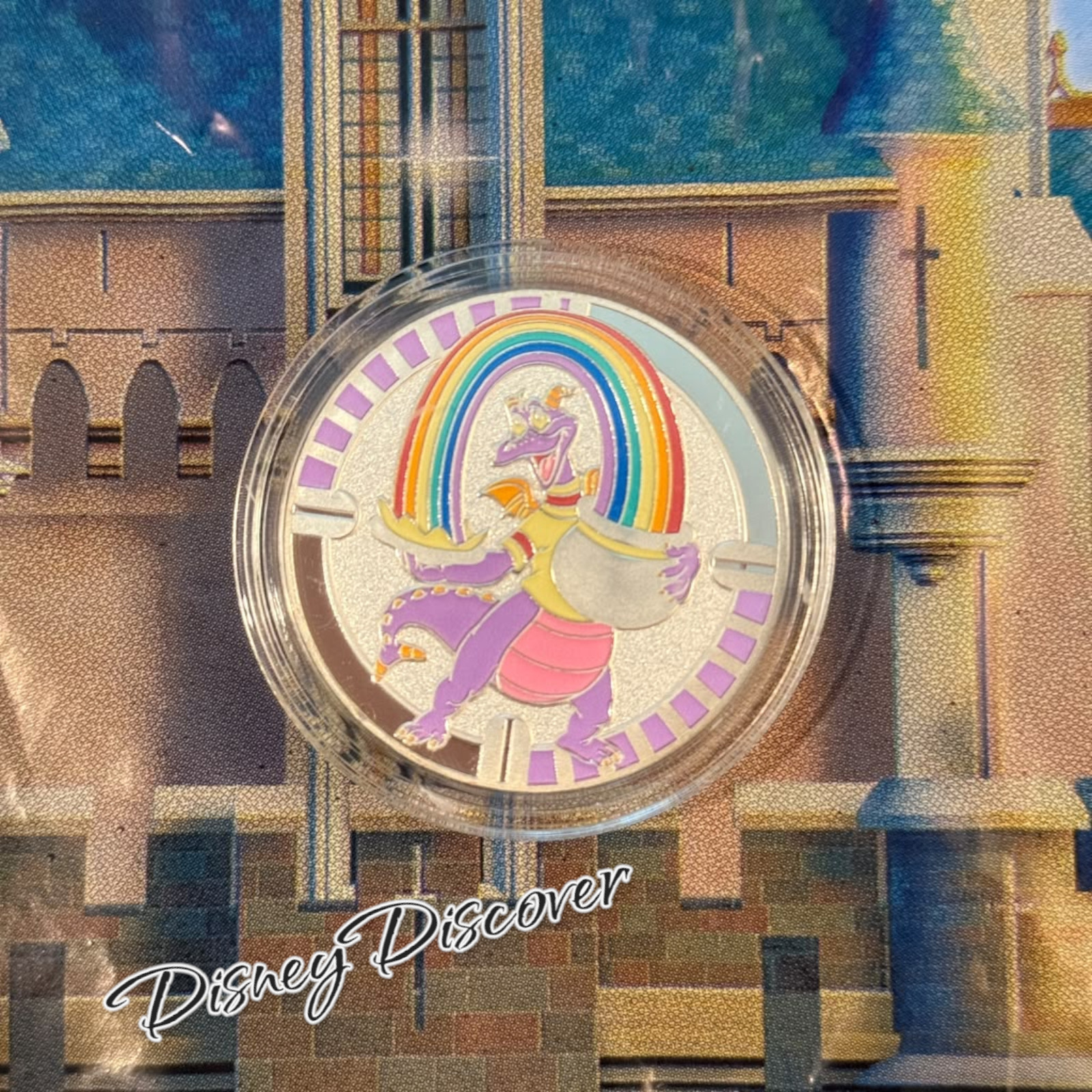 Walt Disney World EPCOT Figment Collectible Medallion New Walt Disney World EPCOT Figment Collectible Medallion New