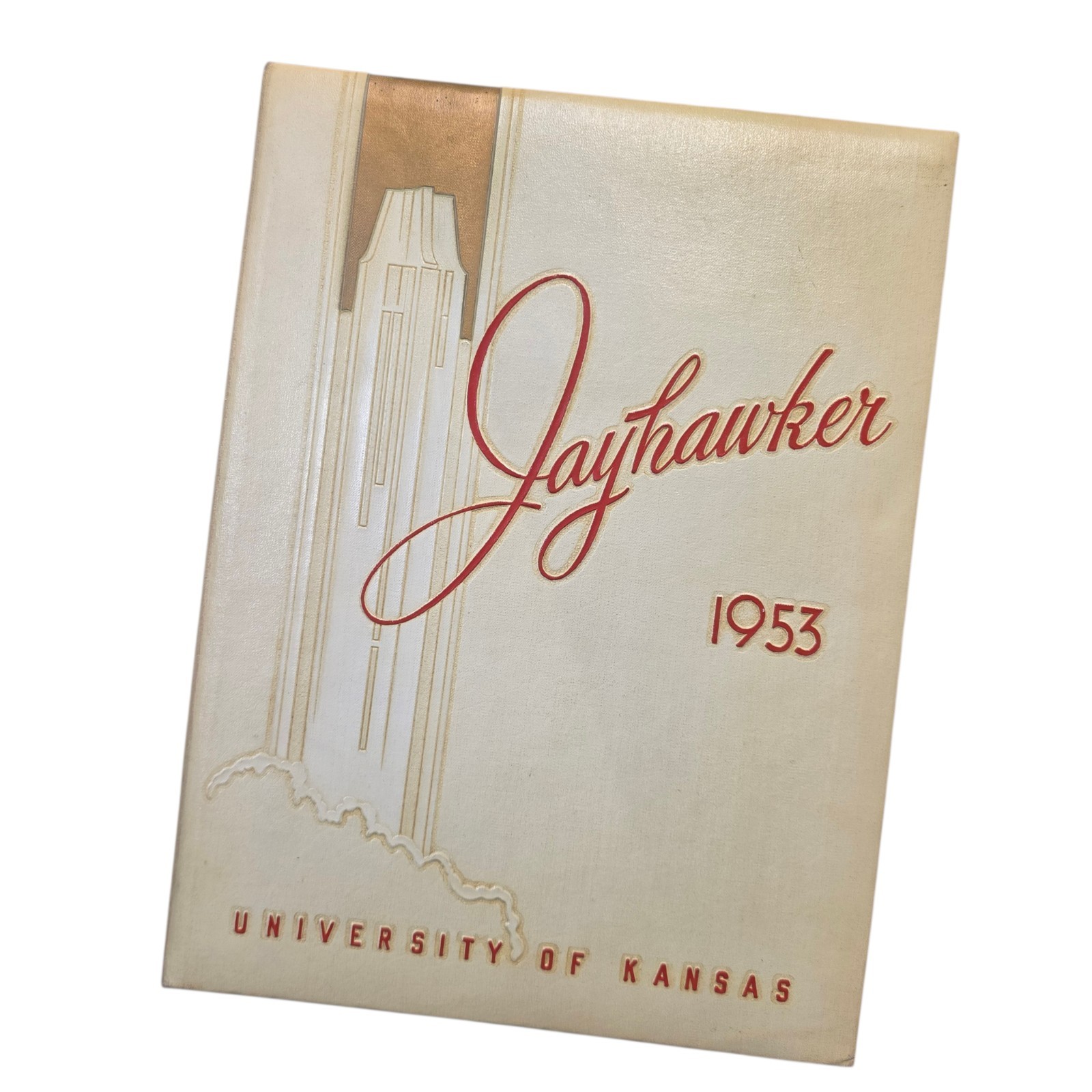 University Of Kansas KU Vintage The Jayhawker 1953 SEE PHOTOS Historic Cool
