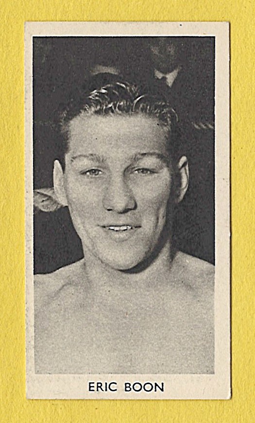 Eight 1938 FC CARTLEDGE RAZOR BLADES FAMOUS PRIZE FIGHTERS 13, 17, 19-22, 24, 25