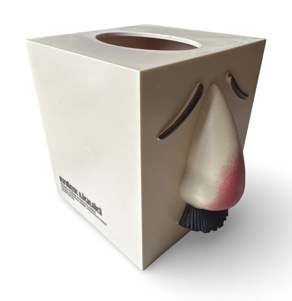 Vintage 1987 Entex LA Puffs Plus Nose Tissue Box Cover Pharmacy Advertising Fun Vintage 1987 Entex LA Puffs Plus Nose Tissue Box Cover Pharmacy Advertising Fun
