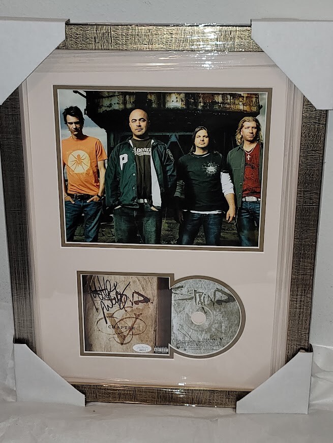 Staind  Signed Autographed Chapter V CD MIKE MUSHOK  JSA Framed