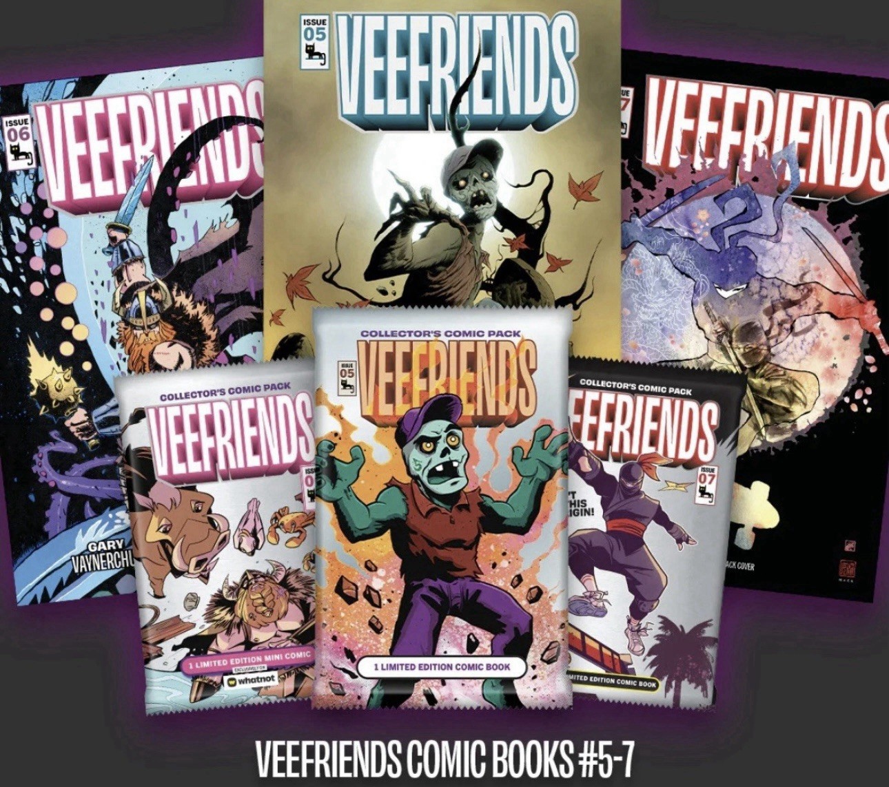 VeeFriends Comic Bundle Sealed #5, #6, & #7 (pre-order confirmed)