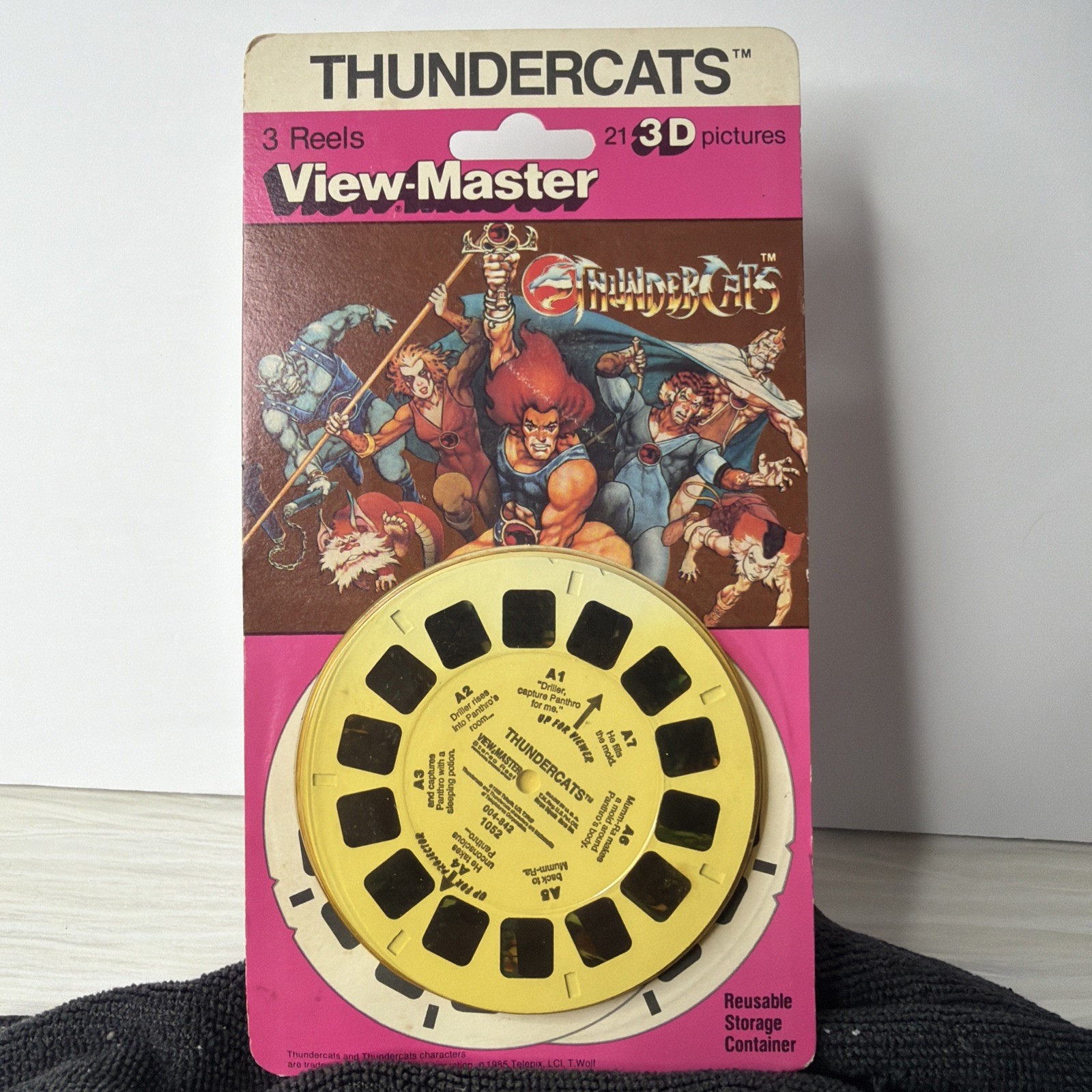 Vintage Rare "THUNDERCATS" View-Master 3D *OPENED* 3-Reel Blaster Pack #1052 Vintage Rare "THUNDERCATS" View-Master 3D *OPENED* 3-Reel Blaster Pack #1052