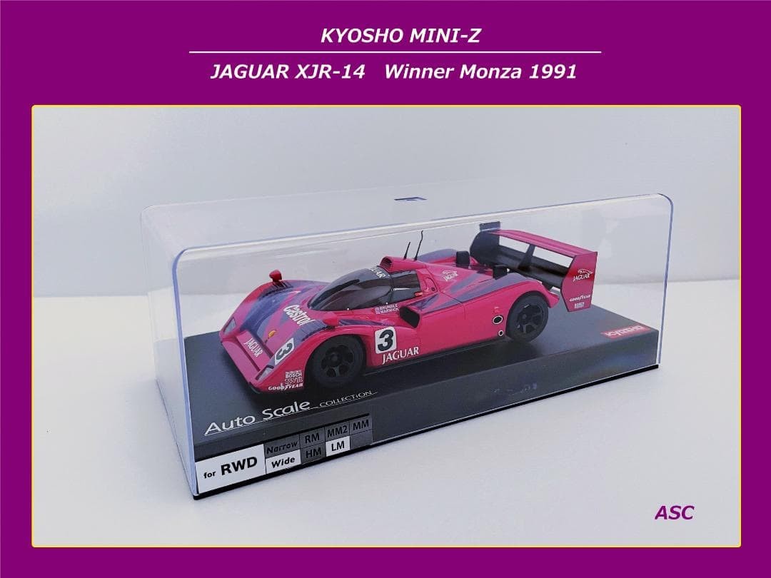 Kyosho Minute ASC Jaguar XJR-14 No.3 Kyosho Minute ASC Jaguar XJR-14 No.3