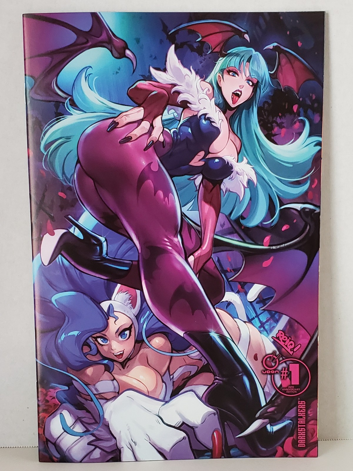 Darkstalkers 20th Anniversary Edition #1 (NM- or 9.2) - Reiq Virgin Variant Darkstalkers 20th Anniversary Edition #1 (NM- or 9.2) - Reiq Virgin Variant