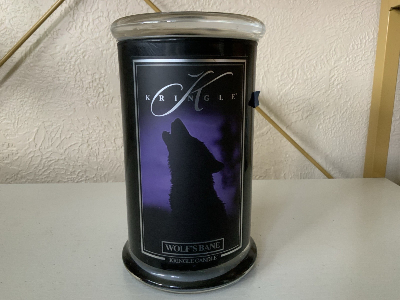 Kringle Halloween Candle Wolf’s Bane Lim. Ed. Black Jar 2 Wick Kringle Halloween Candle Wolf’s Bane Lim. Ed. Black Jar 2 Wick