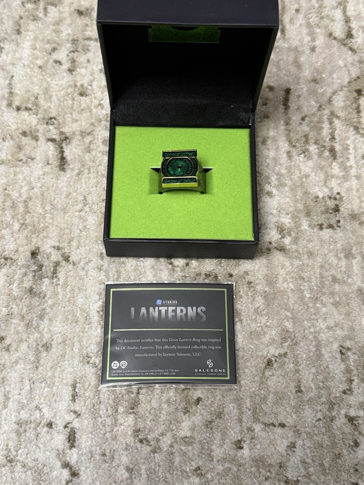 SDCC NYCC 2026 HBO Lanterns Green Lantern Glow-In-The-Dark (Size 10) Ring SDCC NYCC 2026 HBO Lanterns Green Lantern Glow-In-The-Dark (Size 10) Ring