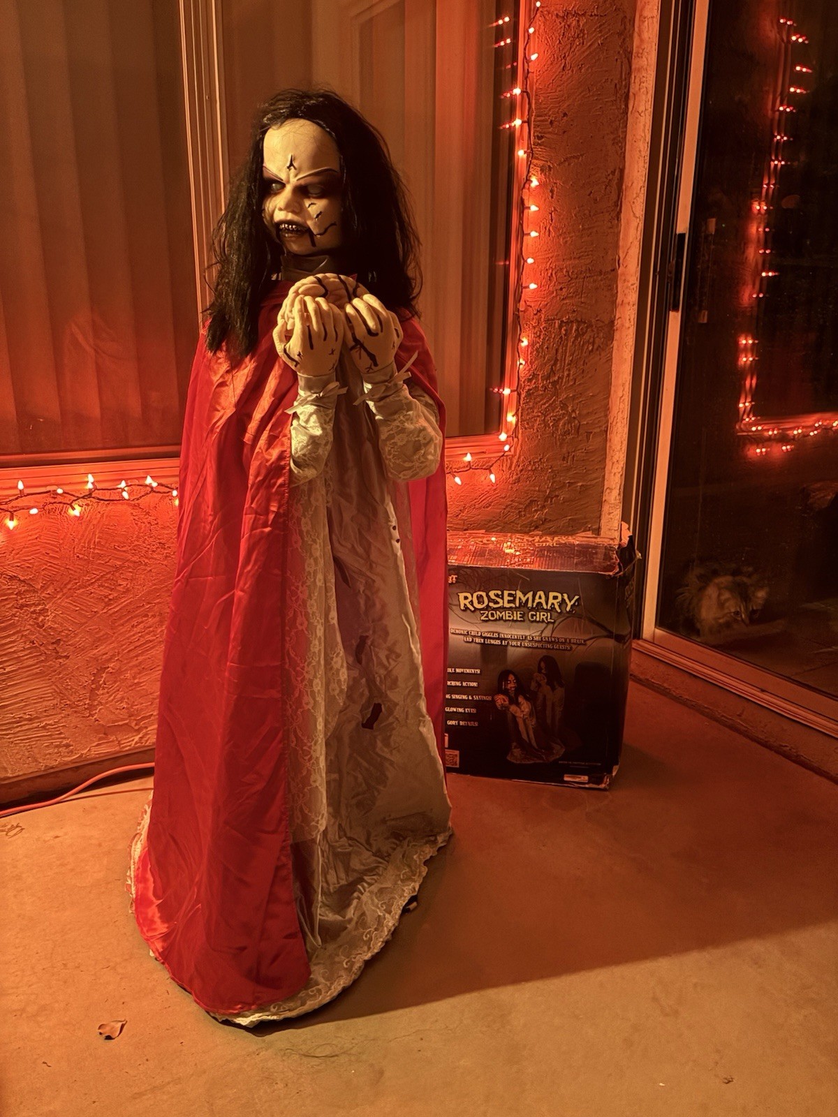 Spirit Halloween Rosemary Zombie Girl Animated Halloween Prop W Box Tested Rare Spirit Halloween Rosemary Zombie Girl Animated Halloween Prop W Box Tested Rare
