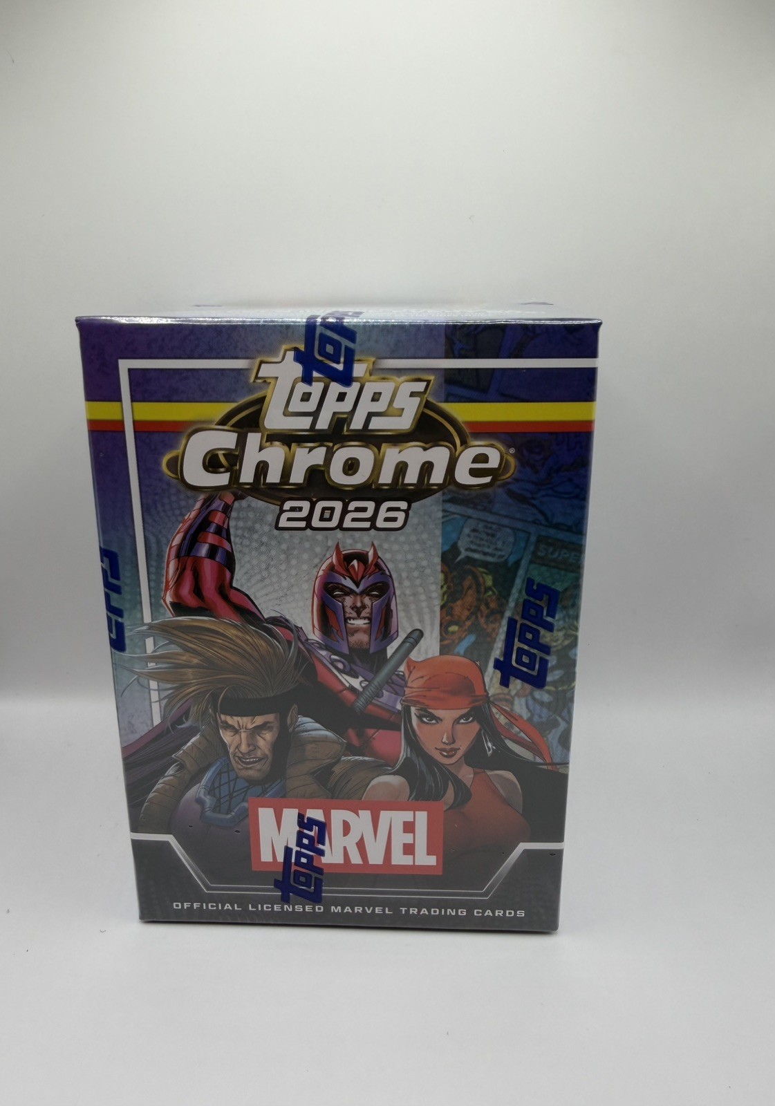2026 TOPPS CHROME MARVEL COMICS VALUE BLASTER BOX (32 Cards) 2026 TOPPS CHROME MARVEL COMICS VALUE BLASTER BOX (32 Cards)