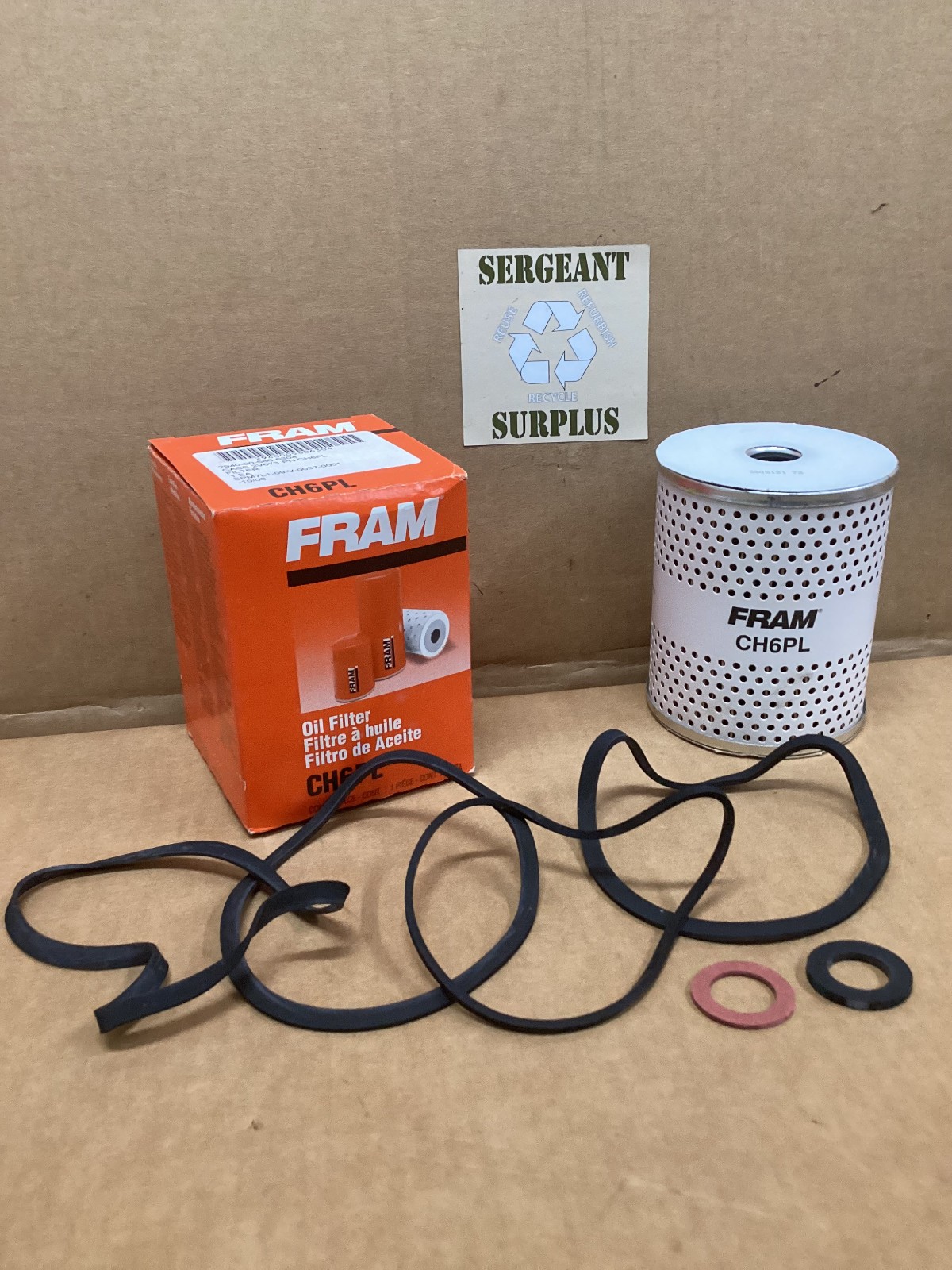 Fram oil filter CH6PL MEP-002A/3A Gen-set