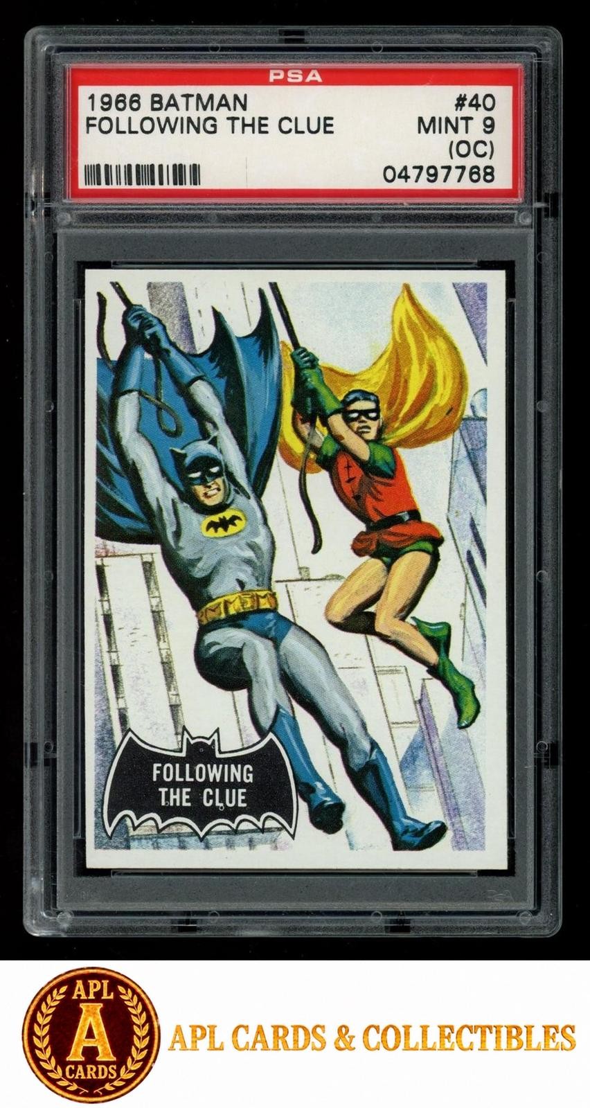 1966 Topps Batman Following the Clue #40 PSA 9(OC) 1966 Topps Batman Following the Clue #40 PSA 9(OC)