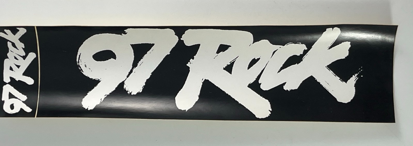 Vintage 97 Rock Bumper Sticker klol k101 Houston Texas Radio Station Vintage 97 Rock Bumper Sticker klol k101 Houston Texas Radio Station