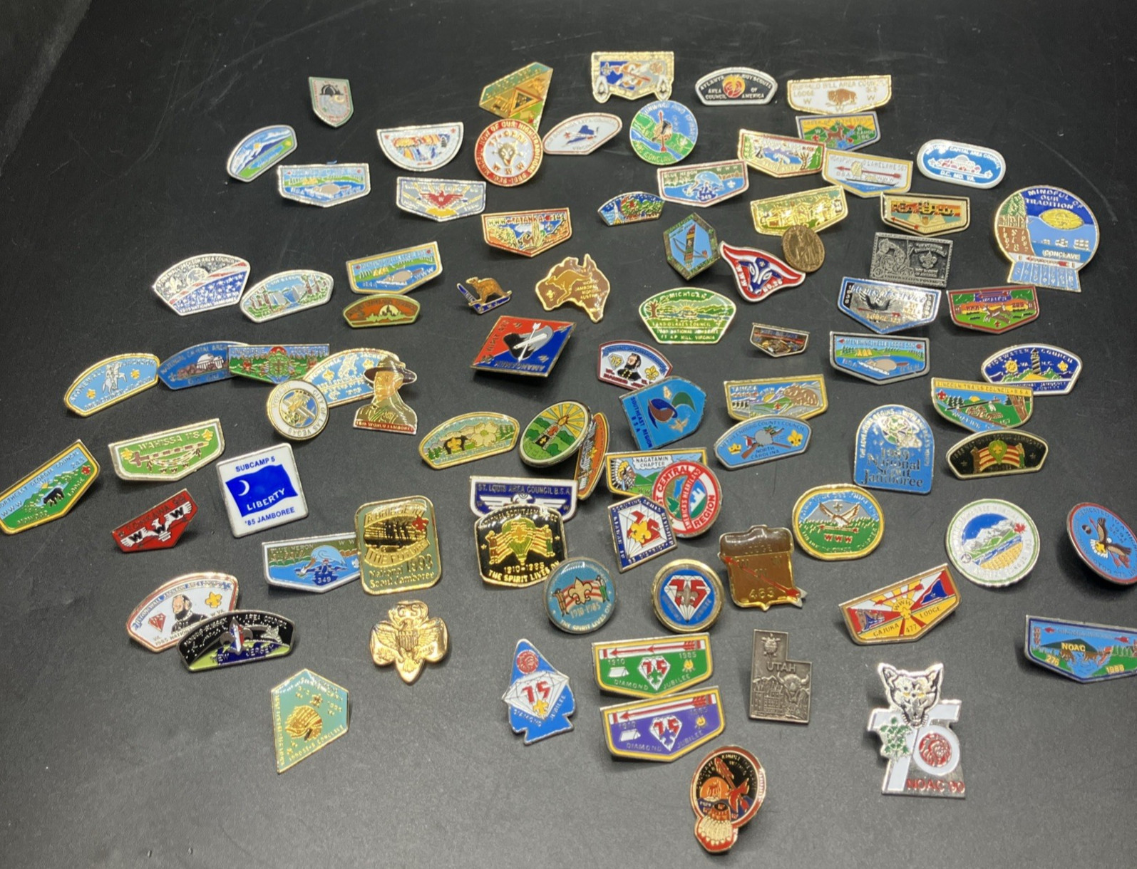 84 Vintage 80's - 90's BSA Pins - No Backs 84 Vintage 80's - 90's BSA Pins - No Backs