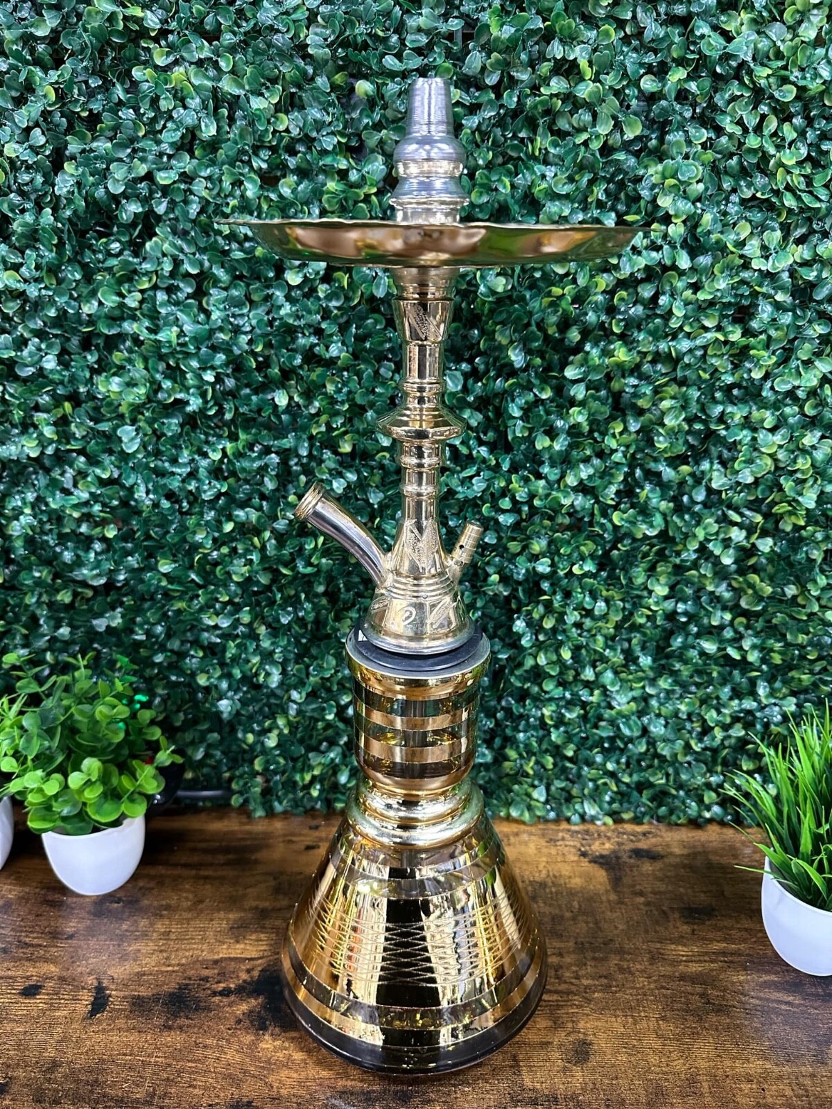 20 inch hookah set 1 hose Egyptian handmade 20 inch hookah set 1 hose Egyptian handmade