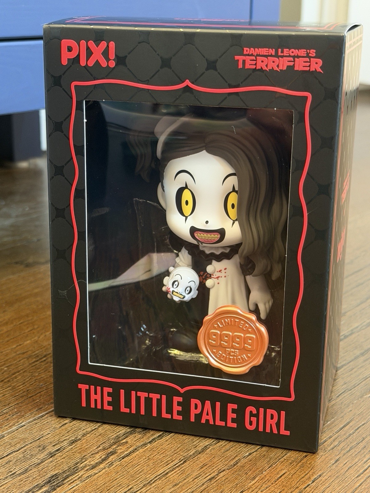 Thrilljoy PIX Terrifier Little Pale Girl Figure Limited Chase 9999 Art Clown Thrilljoy PIX Terrifier Little Pale Girl Figure Limited Chase 9999 Art Clown
