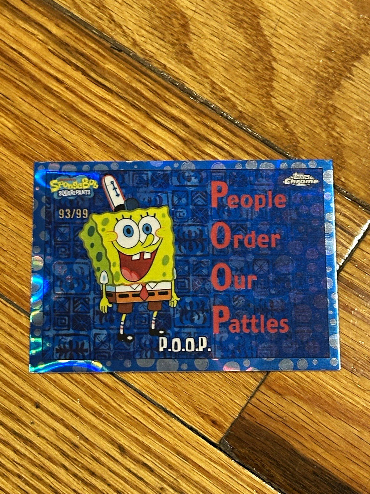 Topps 2025 Topps Chrome SpongeBob 25 #88 People Order Our Patties 93/99 Topps 2025 Topps Chrome SpongeBob 25 #88 People Order Our Patties 93/99