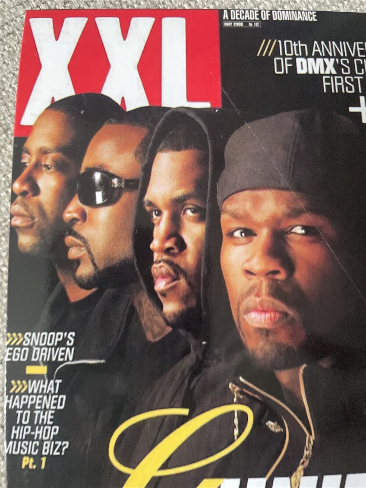 G-Unit 50 Cent XXL Magazine Cover Postcard Art Card New Rap