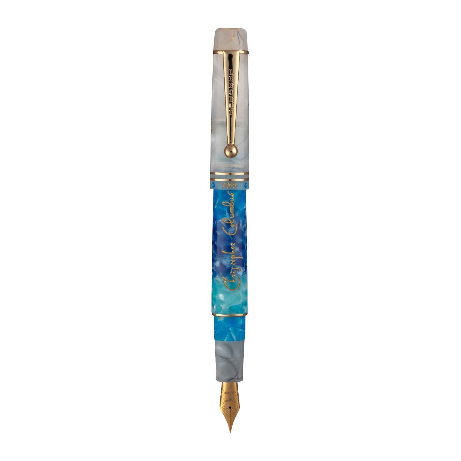 New LeBOEUF Christopher Columbus Limited Editin Fountain Pen F or M or B nib New LeBOEUF Christopher Columbus Limited Editin Fountain Pen F or M or B nib