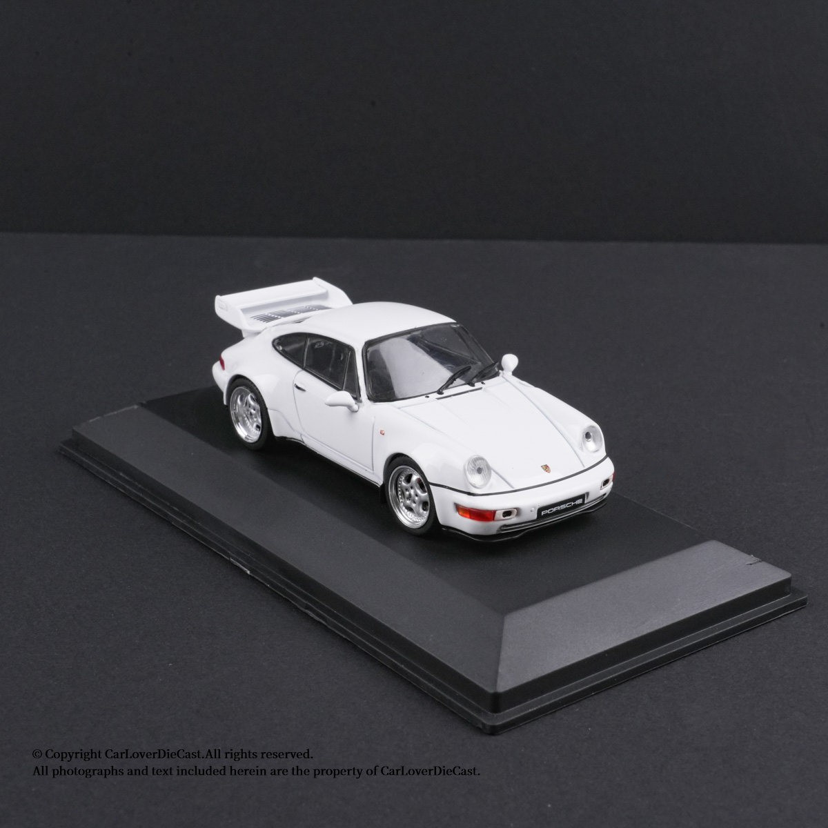 1:43 911 964 RS 3.8 Diecast Model - White Alloy Collectible Car 1:43 911 964 RS 3.8 Diecast Model - White Alloy Collectible Car