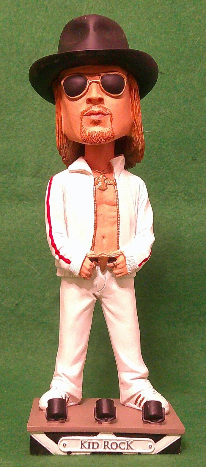 Kid Rock Bobblehead Rock & Roll Jesus 2009 RARE HTF Kid Rock Bobblehead Rock & Roll Jesus 2009 RARE HTF