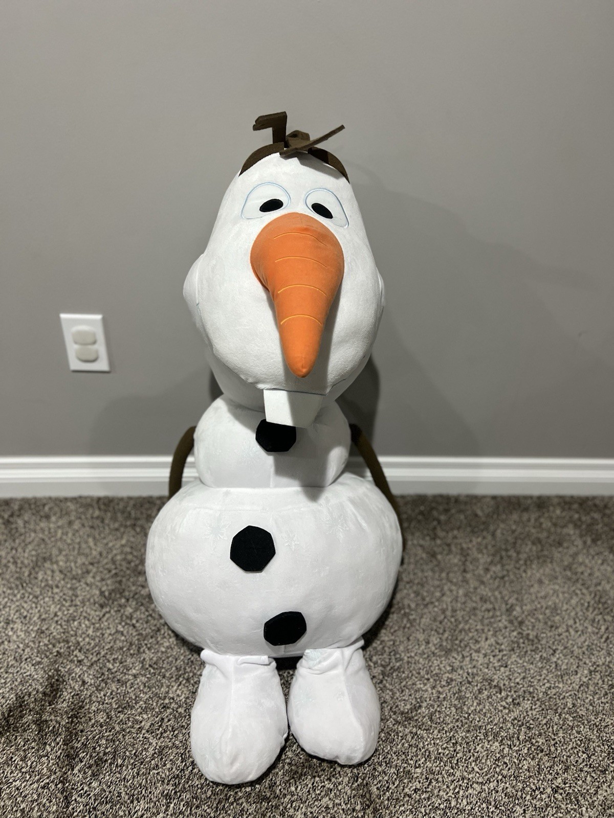 Disney Frozen Olaf HUGE 36” Plush Minky Glitter Snowflakes Giant Big Stuffed A+ Disney Frozen Olaf HUGE 36” Plush Minky Glitter Snowflakes Giant Big Stuffed A+