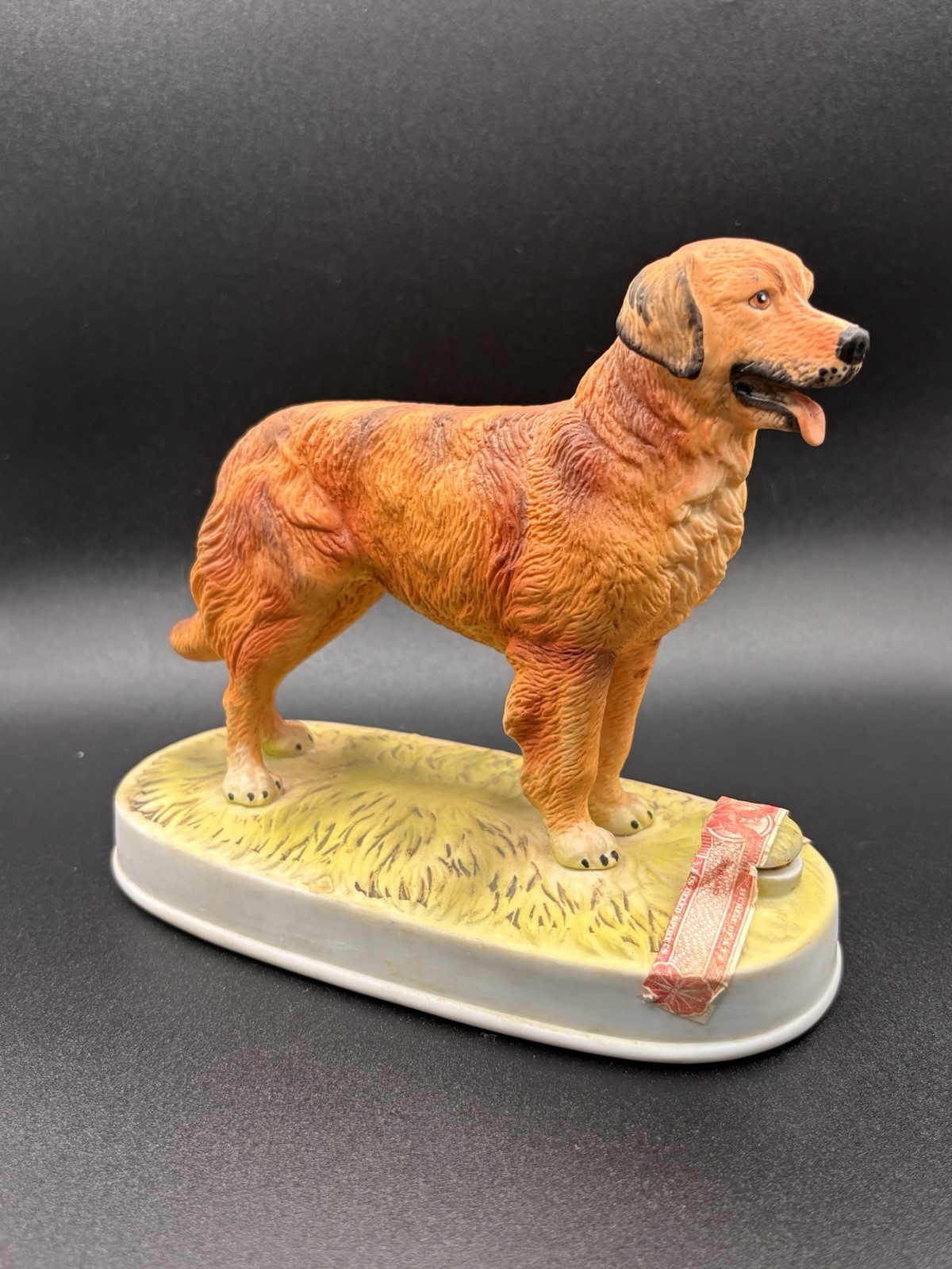 Vintage 1977 Lionstone Golden Retriever Whiskey Decanter Sculptured Porcelain Vintage 1977 Lionstone Golden Retriever Whiskey Decanter Sculptured Porcelain