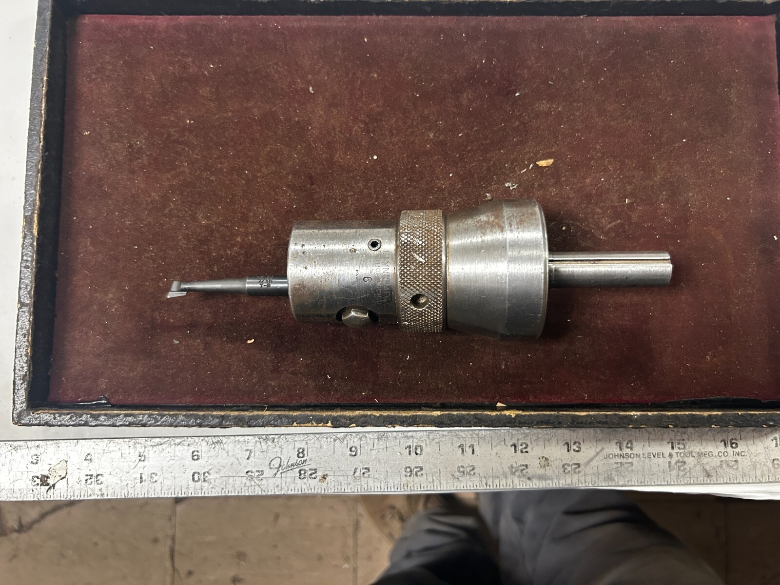 MACHINIST OkCb TOOLS MILL LATHE Flynn Pratt Whitney Boring Head # 6