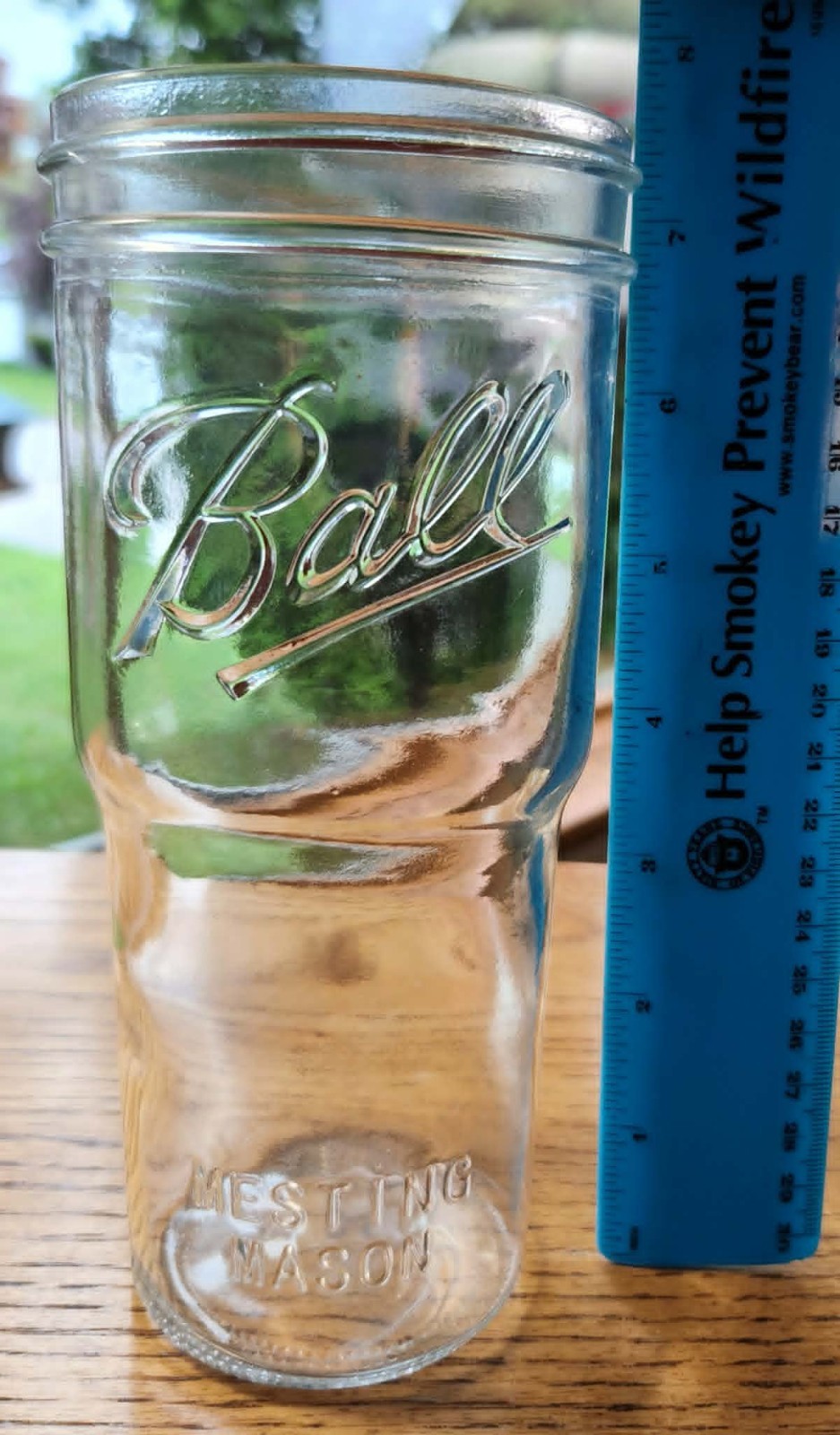 RARE MISPRINT Ball Nesting Misspelled “Mesting” Mason Jar Collectible RARE MISPRINT Ball Nesting Misspelled “Mesting” Mason Jar Collectible